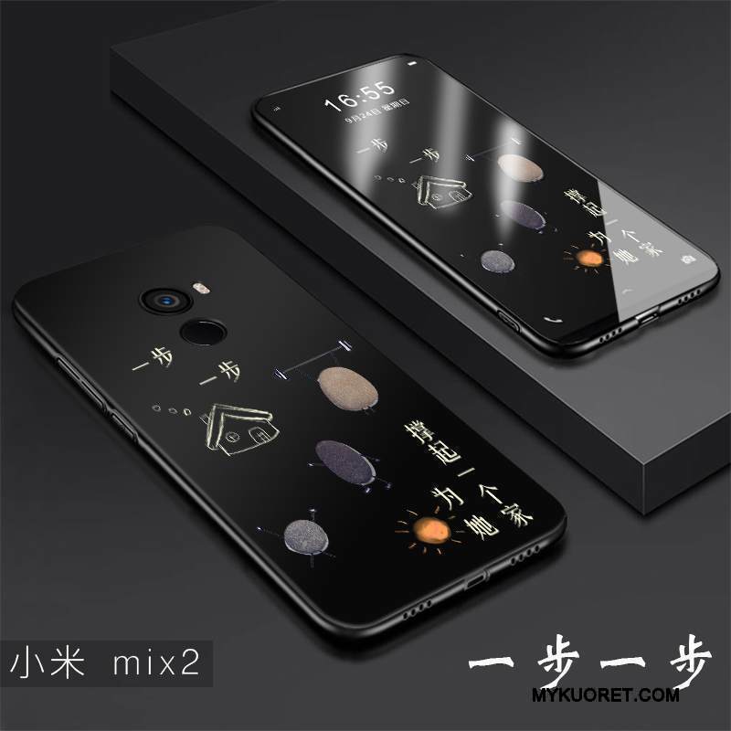 Kuori Mi Mix 2 Pehmeä Neste Kova Murtumaton, Kotelo Mi Mix 2 Suojaus Pesty Suede Trendi