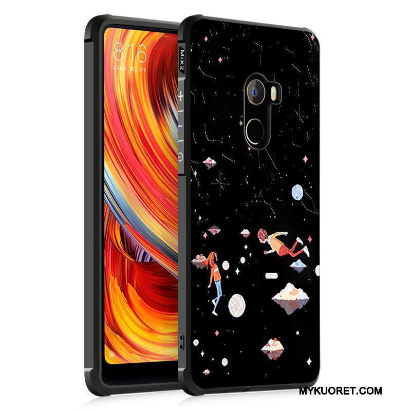 Kuori Mi Mix 2 Pehmeä Neste Murtumaton Puhelimen Kuoret, Kotelo Mi Mix 2 Laukut Trendi Persoonallisuus