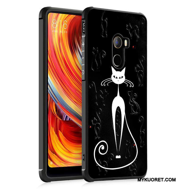 Kuori Mi Mix 2 Pehmeä Neste Murtumaton Puhelimen Kuoret, Kotelo Mi Mix 2 Laukut Trendi Persoonallisuus