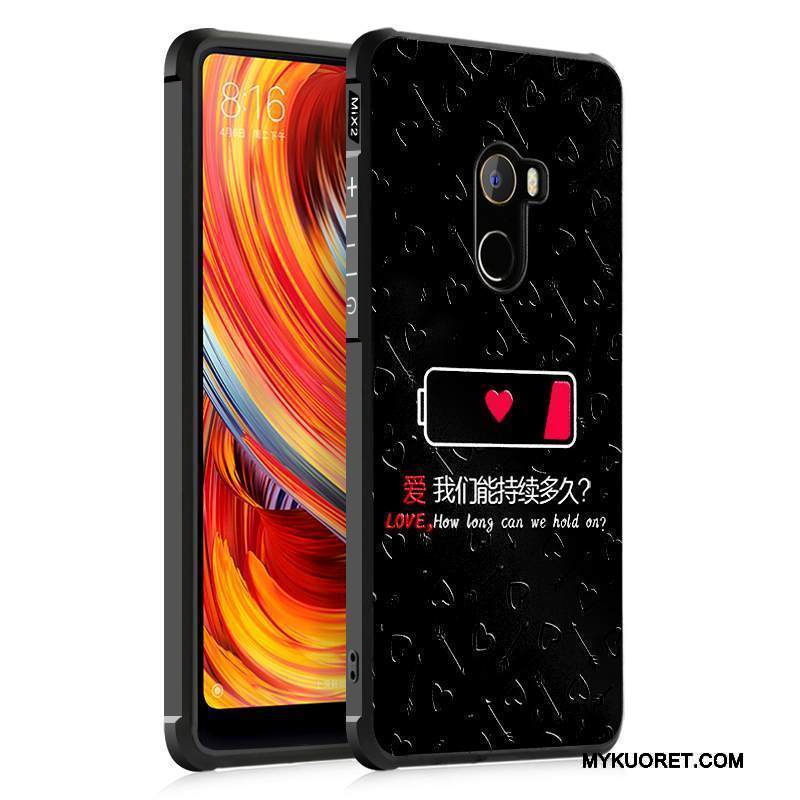 Kuori Mi Mix 2 Pehmeä Neste Murtumaton Puhelimen Kuoret, Kotelo Mi Mix 2 Laukut Trendi Persoonallisuus