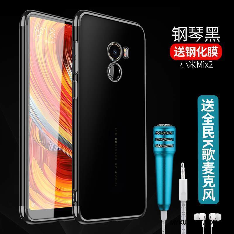 Kuori Mi Mix 2 Pehmeä Neste Ohut Läpinäkyvä, Kotelo Mi Mix 2 Laukut Murtumaton Pieni