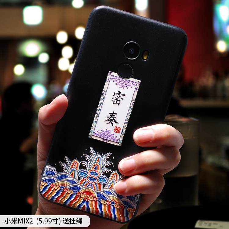Kuori Mi Mix 2 Pehmeä Neste Persoonallisuus Ripustettavat Koristeet, Kotelo Mi Mix 2 Luova Pieni Puhelimen Kuoret