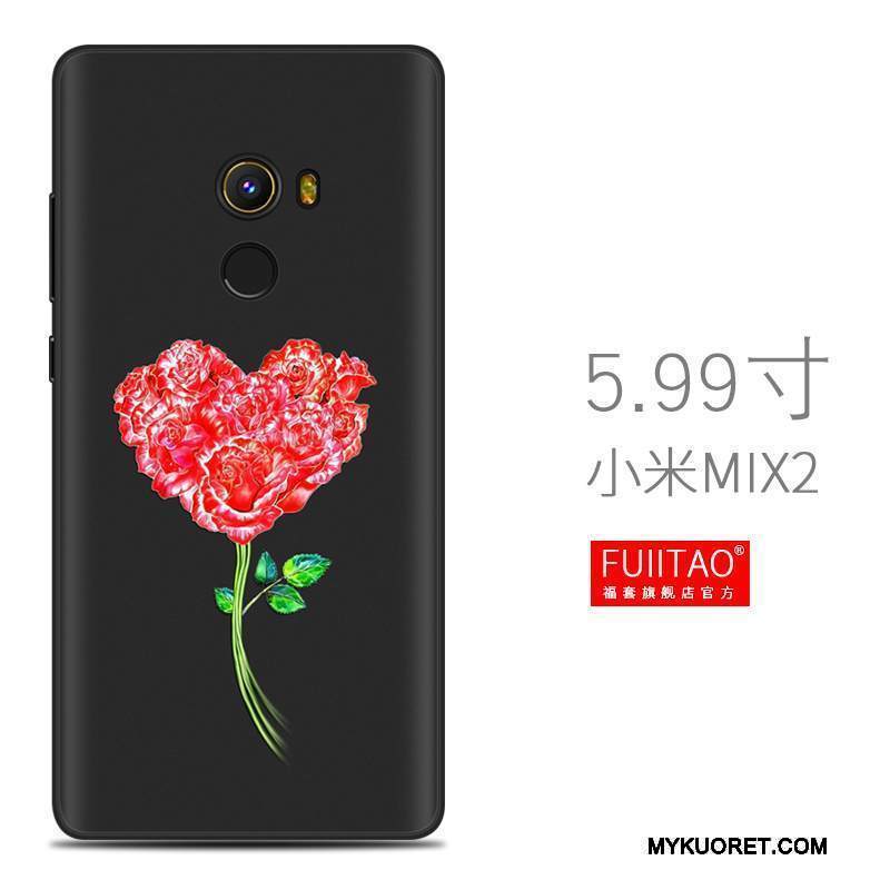Kuori Mi Mix 2 Pehmeä Neste Pesty Suede Persoonallisuus, Kotelo Mi Mix 2 Luova Puhelimen Kuoret Trendi