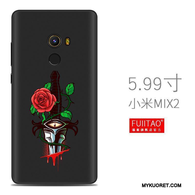 Kuori Mi Mix 2 Pehmeä Neste Pesty Suede Persoonallisuus, Kotelo Mi Mix 2 Luova Puhelimen Kuoret Trendi