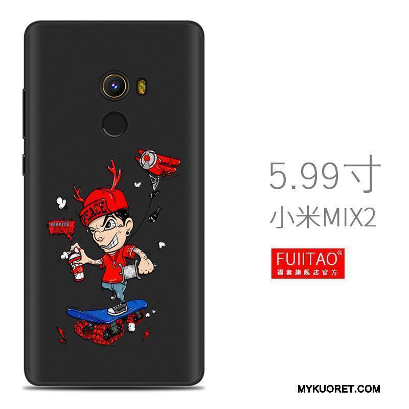 Kuori Mi Mix 2 Pehmeä Neste Pesty Suede Persoonallisuus, Kotelo Mi Mix 2 Luova Puhelimen Kuoret Trendi