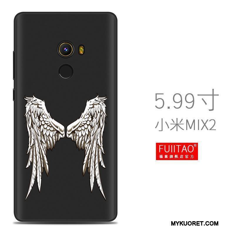 Kuori Mi Mix 2 Pehmeä Neste Pesty Suede Persoonallisuus, Kotelo Mi Mix 2 Luova Puhelimen Kuoret Trendi