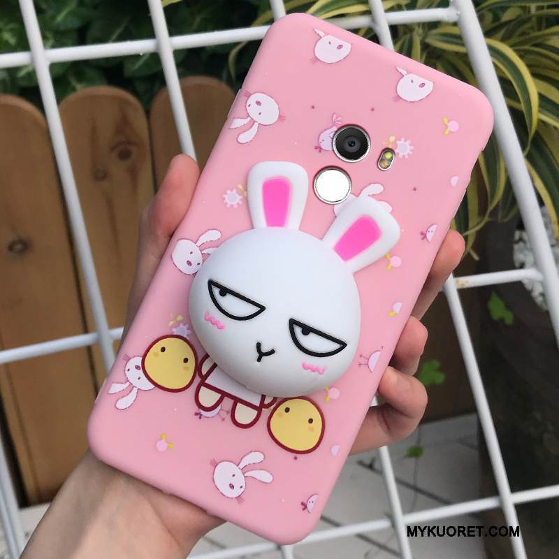 Kuori Mi Mix 2 Pehmeä Neste Puhelimen Kuoret Persoonallisuus, Kotelo Mi Mix 2 Suojaus Trendi Musta