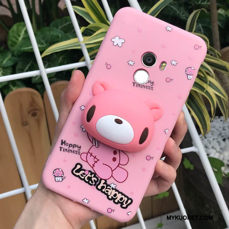 Kuori Mi Mix 2 Pehmeä Neste Puhelimen Kuoret Persoonallisuus, Kotelo Mi Mix 2 Suojaus Trendi Musta