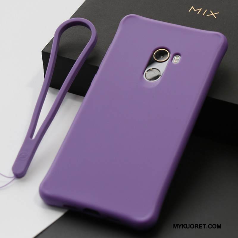 Kuori Mi Mix 2 Pehmeä Neste Puhelimen Kuoret Pieni, Kotelo Mi Mix 2 Suojaus Murtumaton Vihreä