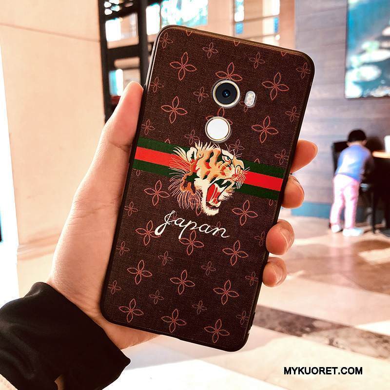 Kuori Mi Mix 2 Pehmeä Neste Tide-brändi Puhelimen Kuoret, Kotelo Mi Mix 2 Silikoni Pieni Khaki