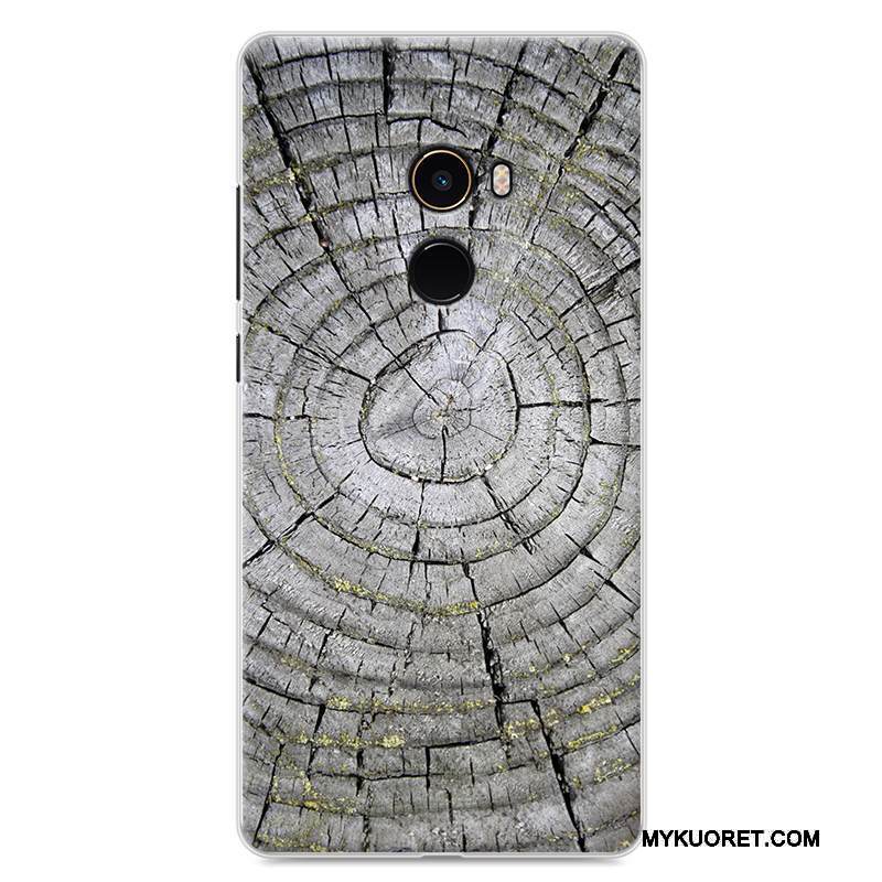 Kuori Mi Mix 2 Puulajit Pieni Valkoinen, Kotelo Mi Mix 2 Laukut Puhelimen Kuoret Murtumaton