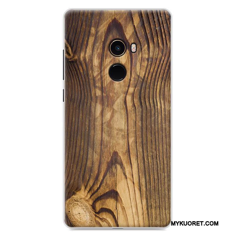 Kuori Mi Mix 2 Puulajit Pieni Valkoinen, Kotelo Mi Mix 2 Laukut Puhelimen Kuoret Murtumaton