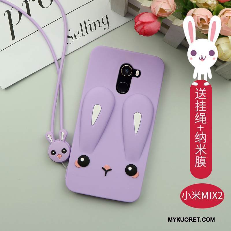 Kuori Mi Mix 2 Silikoni Ihana Puhelimen Kuoret, Kotelo Mi Mix 2 Luova Persoonallisuus Murtumaton
