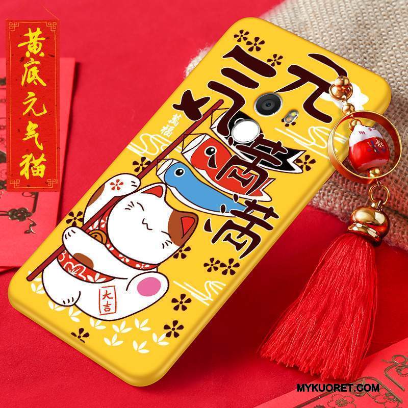 Kuori Mi Mix 2 Silikoni Puhelimen Kuoret Punainen, Kotelo Mi Mix 2 Pehmeä Neste Murtumaton Pieni