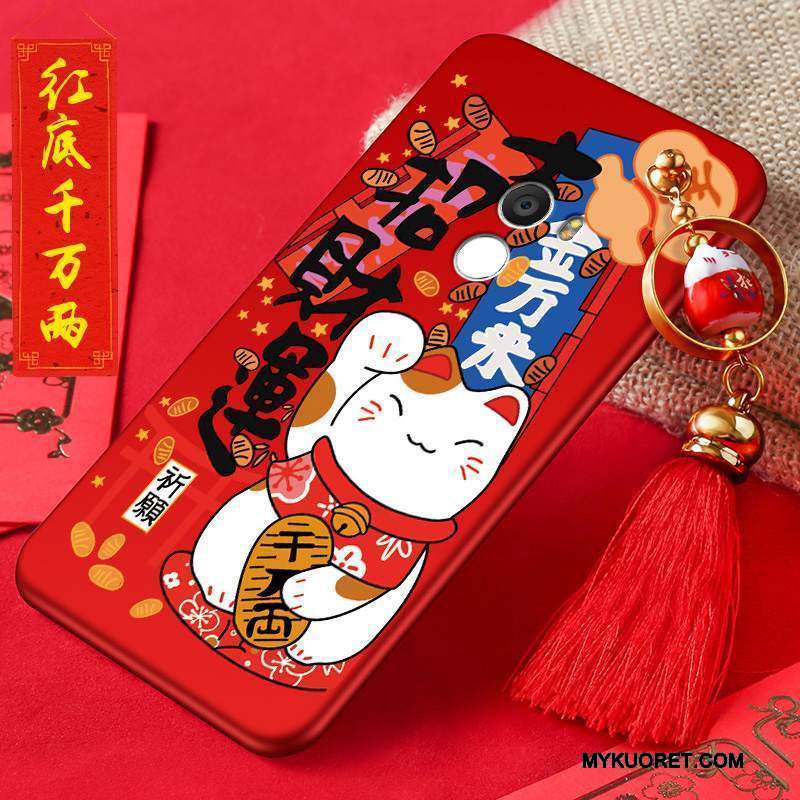 Kuori Mi Mix 2 Silikoni Puhelimen Kuoret Punainen, Kotelo Mi Mix 2 Pehmeä Neste Murtumaton Pieni