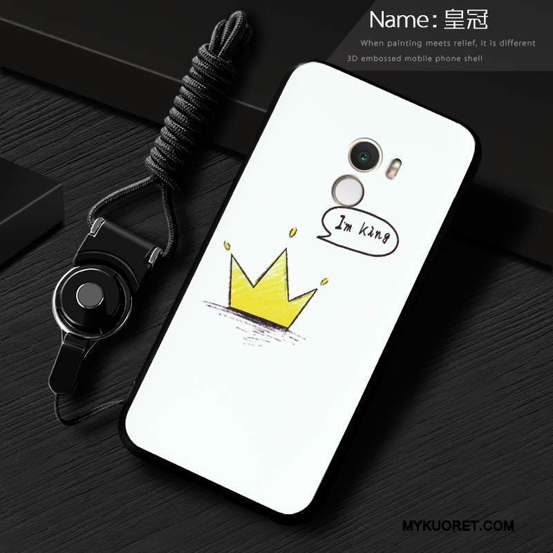 Kuori Mi Mix 2 Silikoni Tide-brändi Valkoinen, Kotelo Mi Mix 2 Pehmeä Neste Puhelimen Kuoret Eurooppa