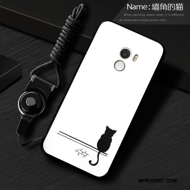 Kuori Mi Mix 2 Silikoni Tide-brändi Valkoinen, Kotelo Mi Mix 2 Pehmeä Neste Puhelimen Kuoret Eurooppa