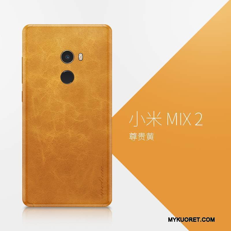 Kuori Mi Mix 2 Suojaus Persoonallisuus Ohut, Kotelo Mi Mix 2 Laukut Ultra Keltainen