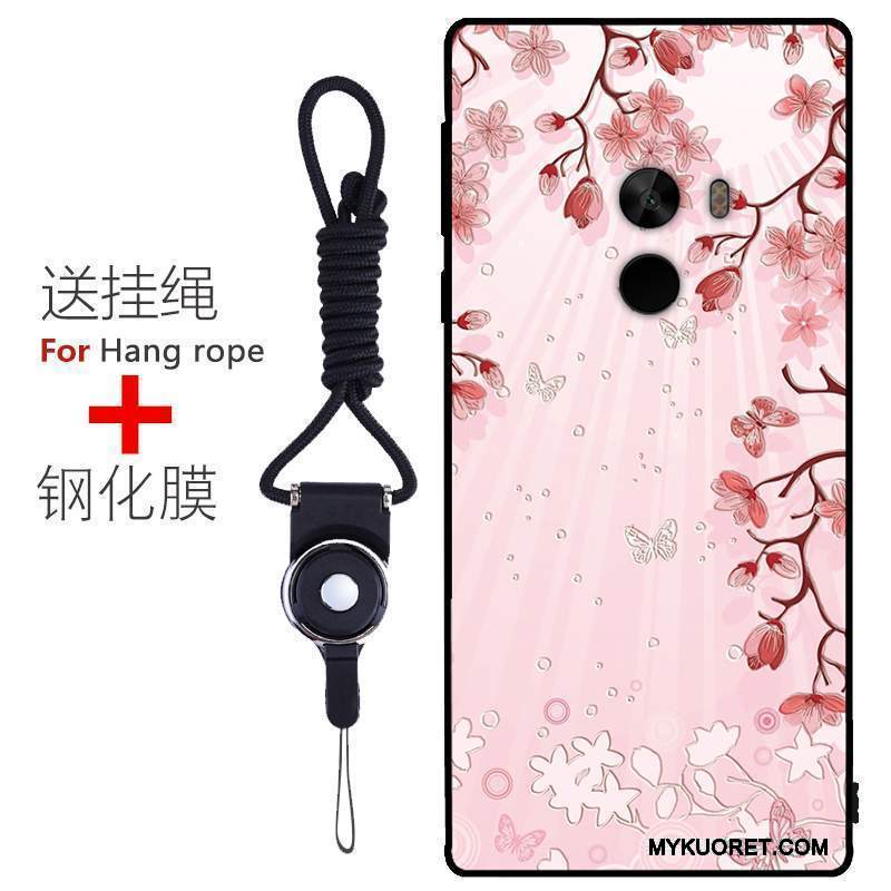 Kuori Mi Mix 2 Suojaus Puhelimen Kuoret Murtumaton, Kotelo Mi Mix 2 Pehmeä Neste Pesty Suede Malli