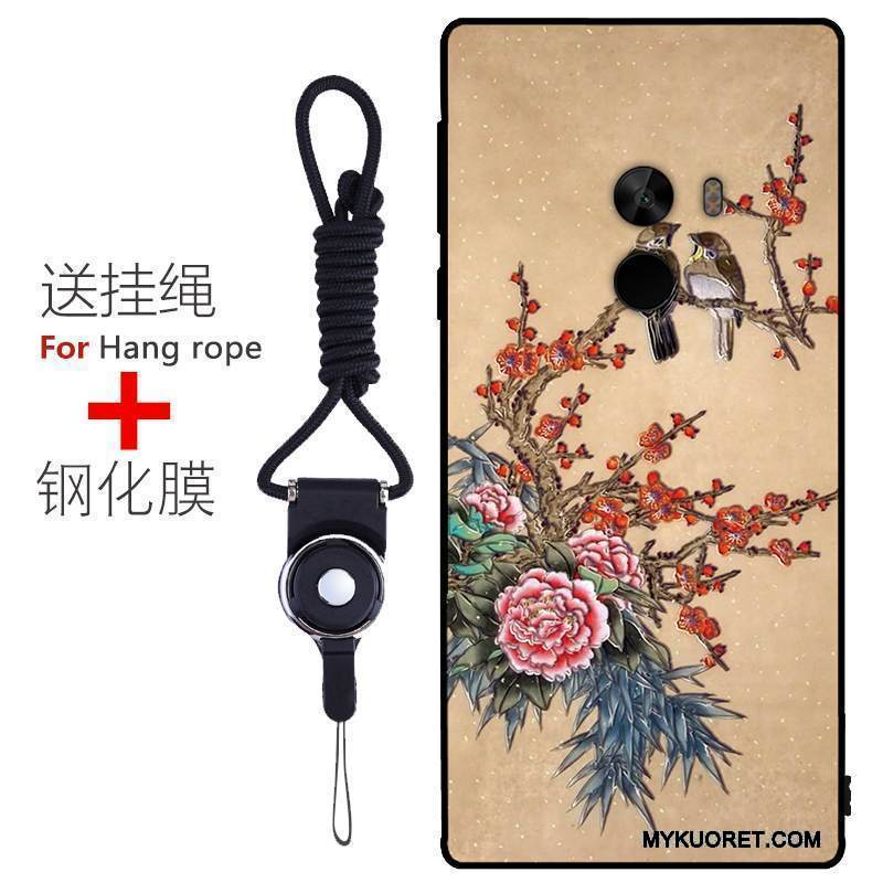 Kuori Mi Mix 2 Suojaus Puhelimen Kuoret Murtumaton, Kotelo Mi Mix 2 Pehmeä Neste Pesty Suede Malli