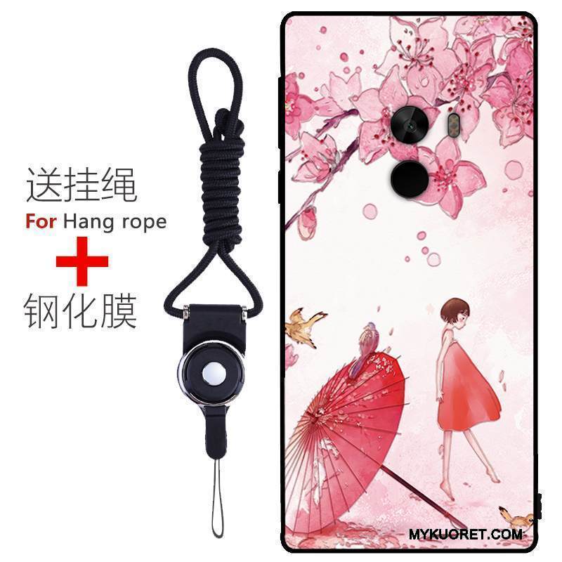 Kuori Mi Mix 2 Suojaus Puhelimen Kuoret Murtumaton, Kotelo Mi Mix 2 Pehmeä Neste Pesty Suede Malli