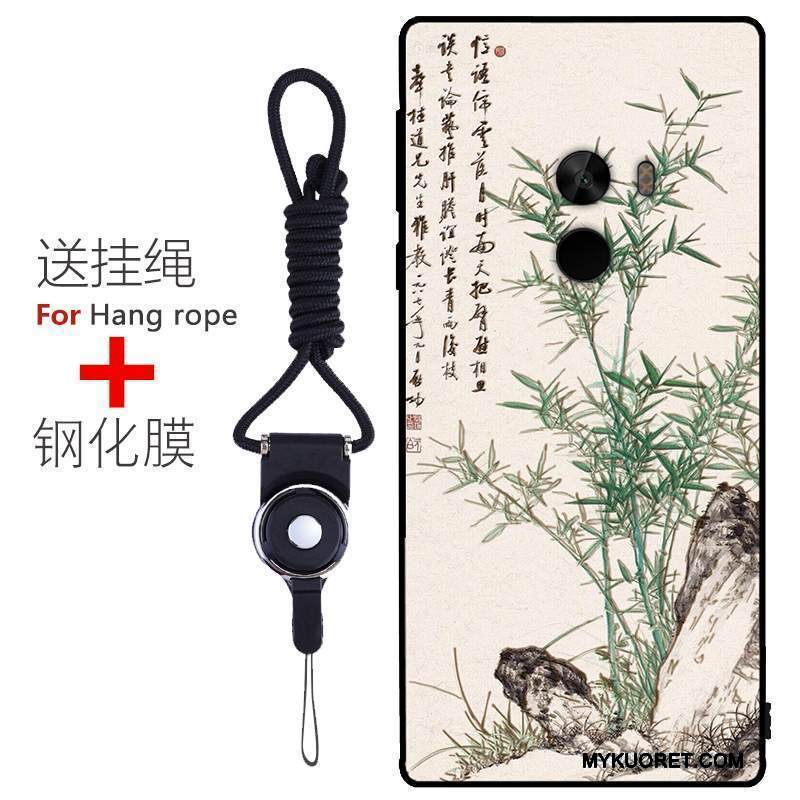 Kuori Mi Mix 2 Suojaus Puhelimen Kuoret Murtumaton, Kotelo Mi Mix 2 Pehmeä Neste Pesty Suede Malli