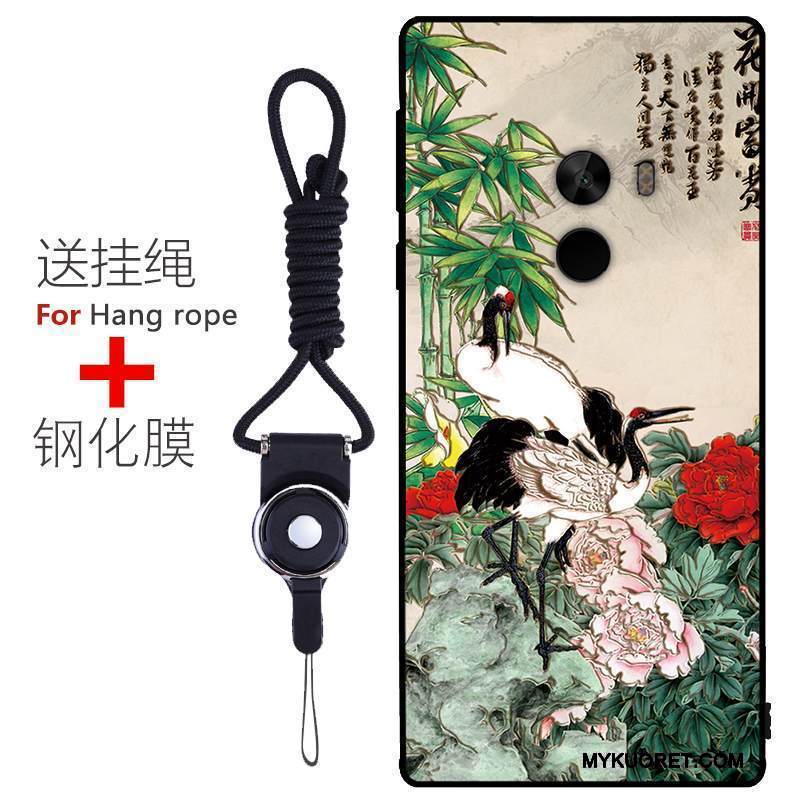 Kuori Mi Mix 2 Suojaus Puhelimen Kuoret Murtumaton, Kotelo Mi Mix 2 Pehmeä Neste Pesty Suede Malli