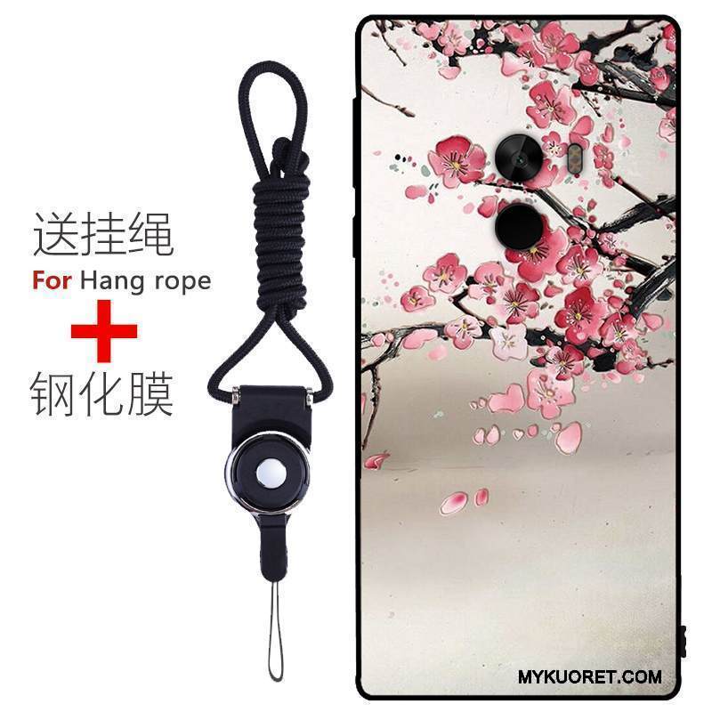 Kuori Mi Mix 2 Suojaus Puhelimen Kuoret Murtumaton, Kotelo Mi Mix 2 Pehmeä Neste Pesty Suede Malli