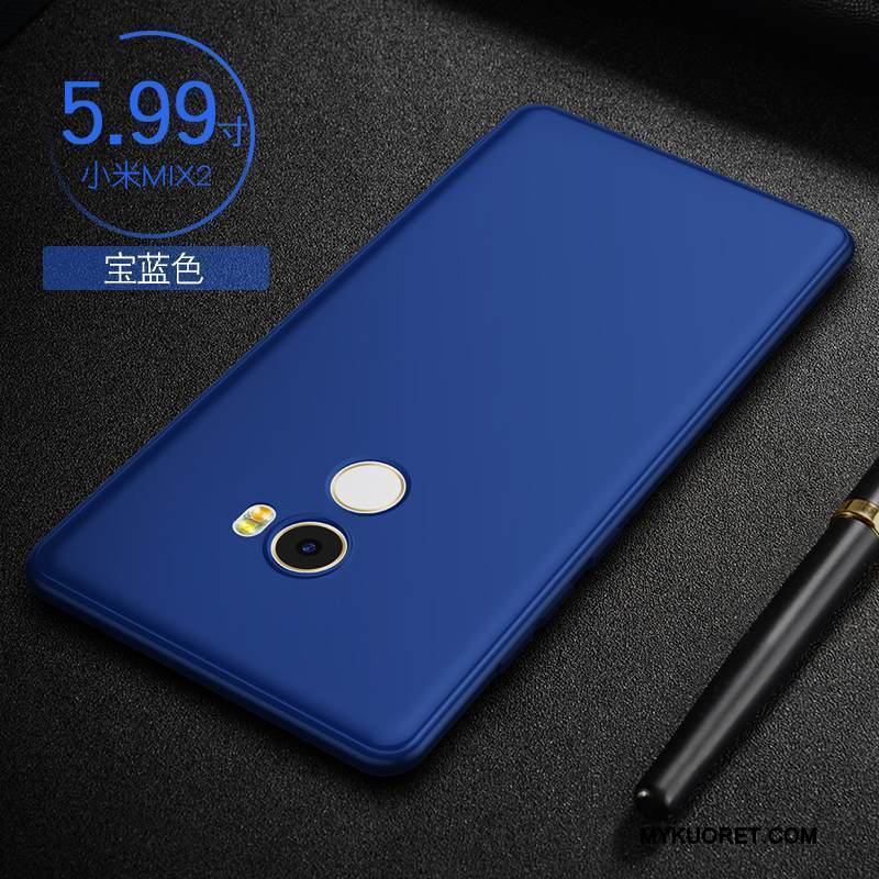 Kuori Mi Mix 2 Suojaus Punainen Pesty Suede, Kotelo Mi Mix 2 Laukut Pieni Ultra