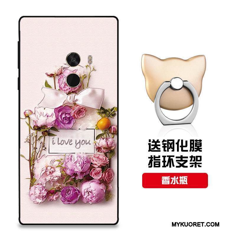 Kuori Mi Mix 2 Suojaus Trendi Punainen, Kotelo Mi Mix 2 Laukut Murtumaton Pieni