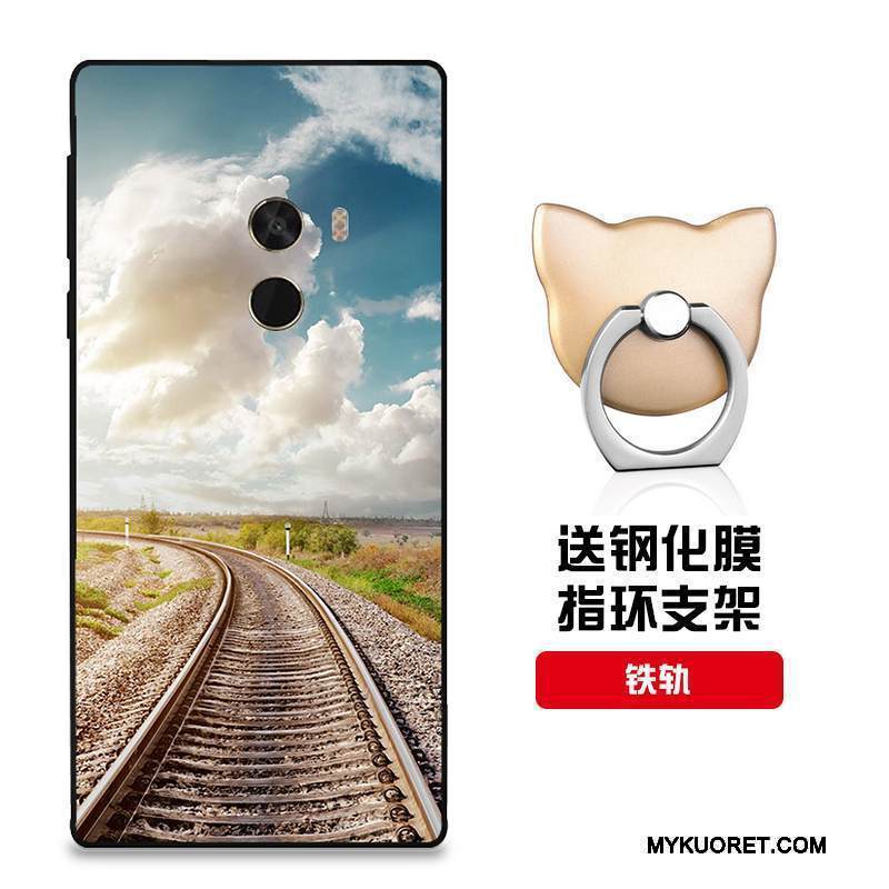 Kuori Mi Mix 2 Suojaus Trendi Punainen, Kotelo Mi Mix 2 Laukut Murtumaton Pieni