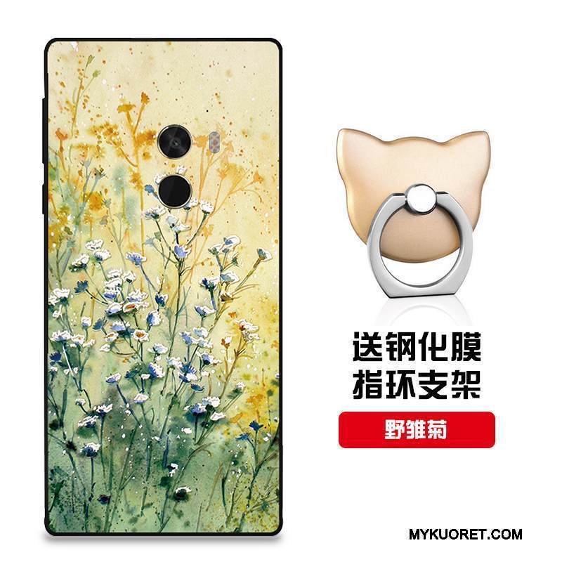 Kuori Mi Mix 2 Suojaus Trendi Punainen, Kotelo Mi Mix 2 Laukut Murtumaton Pieni