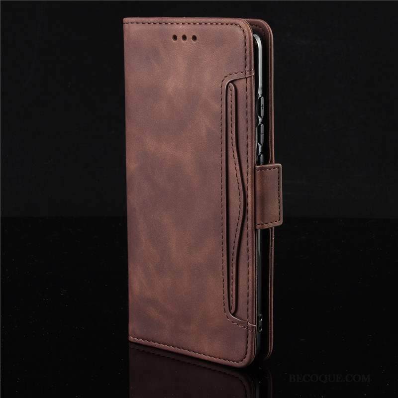 Kuori Mi Note 10 Nahka Puhelimen Kuoret Pieni, Kotelo Mi Note 10 Kuoret Kortti