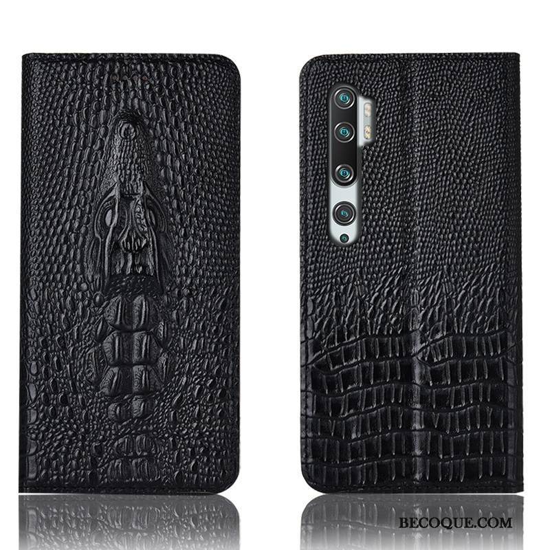 Kuori Mi Note 10 Nahka Sininen Puhelimen Kuoret, Kotelo Mi Note 10 Suojaus Punainen Pieni