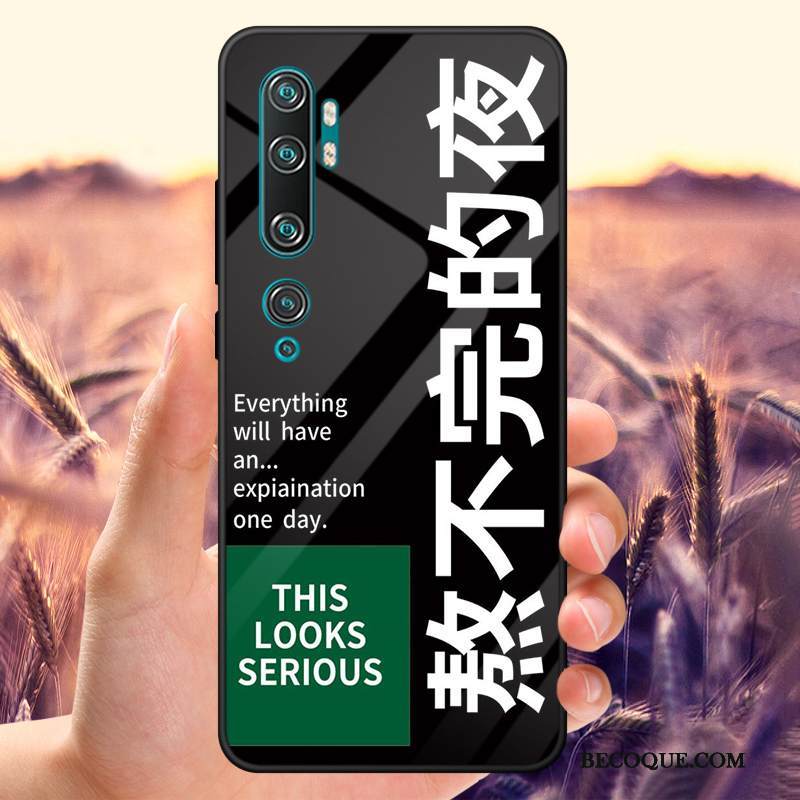 Kuori Mi Note 10 Puhelimen Kuoret Rakastunut, Kotelo Mi Note 10 Vihreä Karkaisu