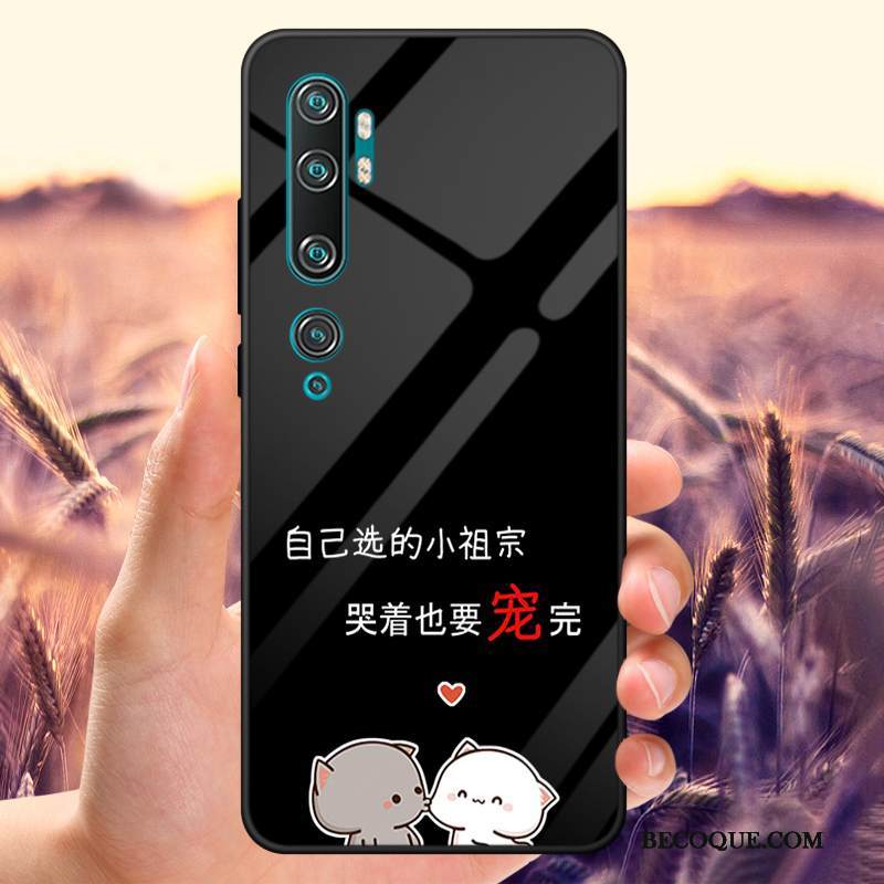 Kuori Mi Note 10 Puhelimen Kuoret Rakastunut, Kotelo Mi Note 10 Vihreä Karkaisu