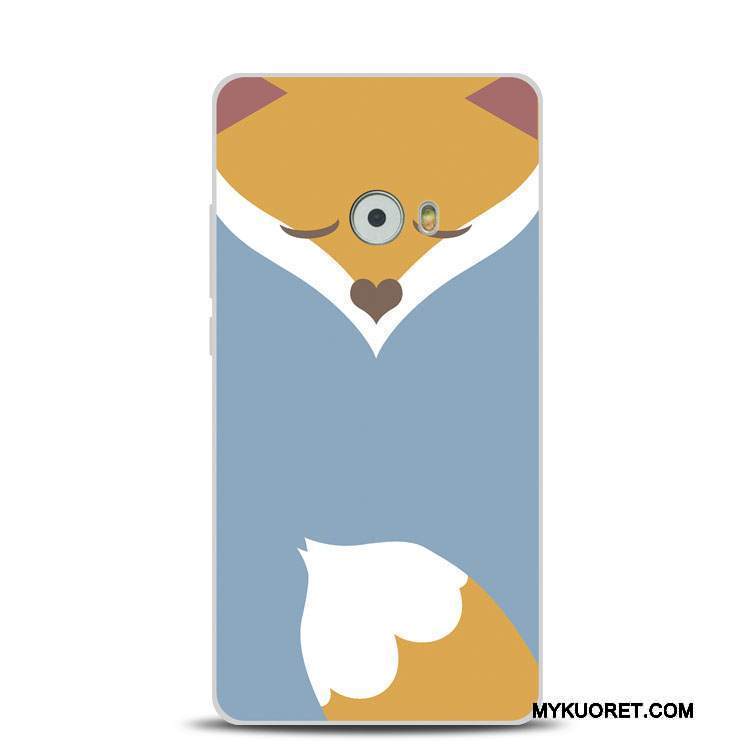 Kuori Mi Note 2 Kohokuviointi Pieni Puhelimen Kuoret, Kotelo Mi Note 2 Pehmeä Neste Vaaleansininen Rengas