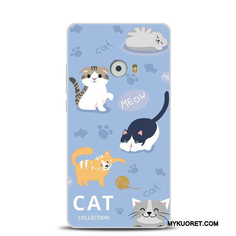 Kuori Mi Note 2 Kohokuviointi Pieni Puhelimen Kuoret, Kotelo Mi Note 2 Pehmeä Neste Vaaleansininen Rengas