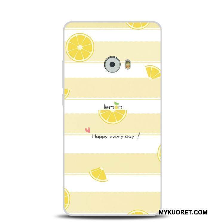 Kuori Mi Note 2 Laukut Keltainen Pieni, Kotelo Mi Note 2 Silikoni Sitruuna Puhelimen Kuoret