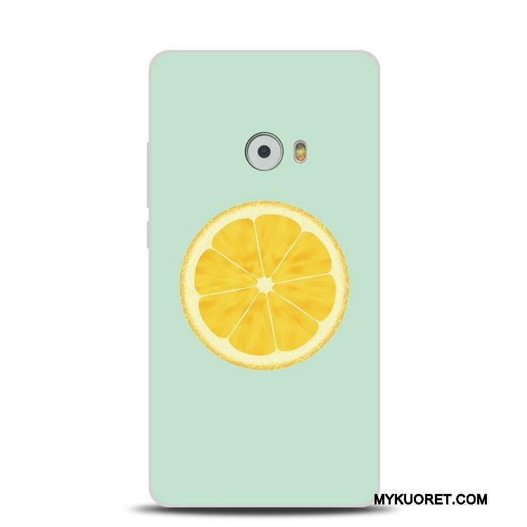 Kuori Mi Note 2 Laukut Keltainen Pieni, Kotelo Mi Note 2 Silikoni Sitruuna Puhelimen Kuoret