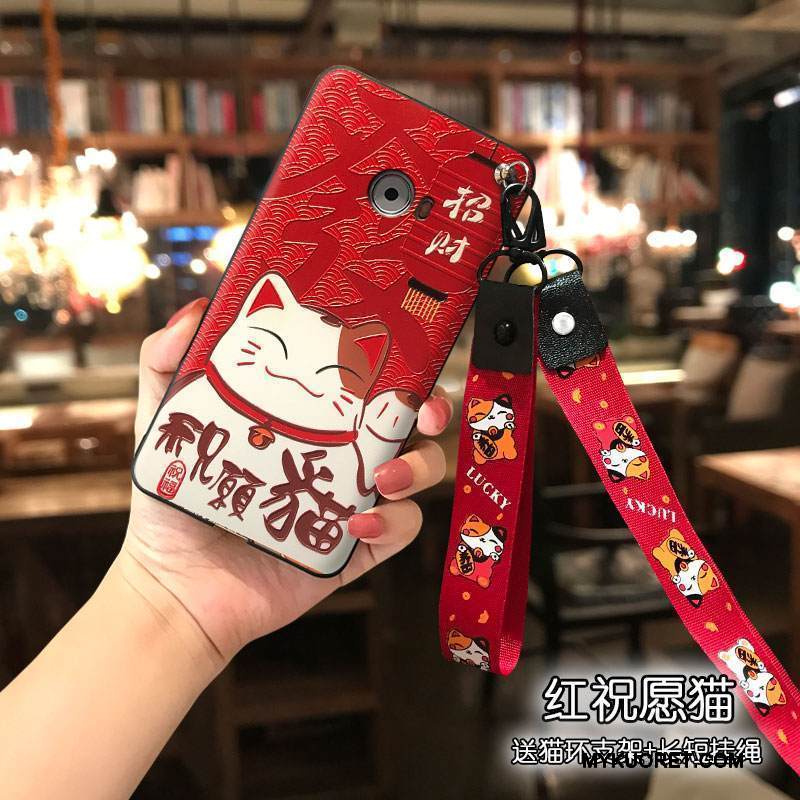 Kuori Mi Note 2 Laukut Trendi Kissa, Kotelo Mi Note 2 Silikoni Punainen Rikkaus