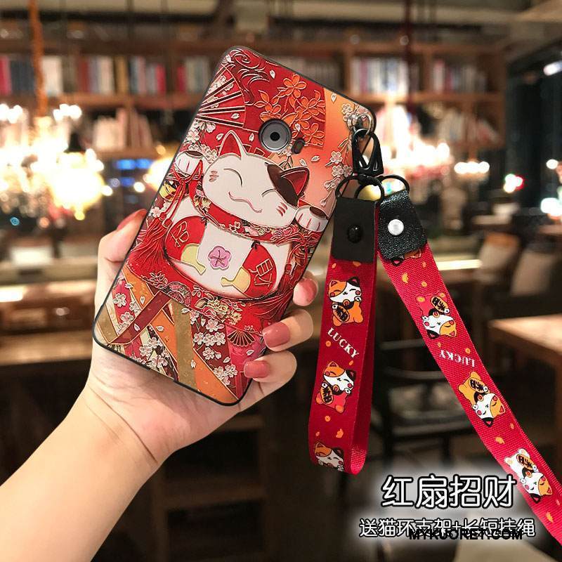 Kuori Mi Note 2 Laukut Trendi Kissa, Kotelo Mi Note 2 Silikoni Punainen Rikkaus