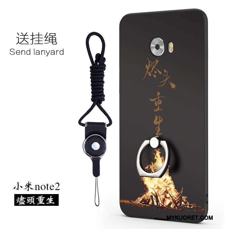Kuori Mi Note 2 Luova Puhelimen Kuoret Musta, Kotelo Mi Note 2 Tuki Persoonallisuus Murtumaton