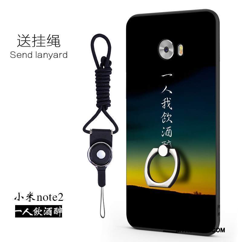 Kuori Mi Note 2 Luova Puhelimen Kuoret Musta, Kotelo Mi Note 2 Tuki Persoonallisuus Murtumaton