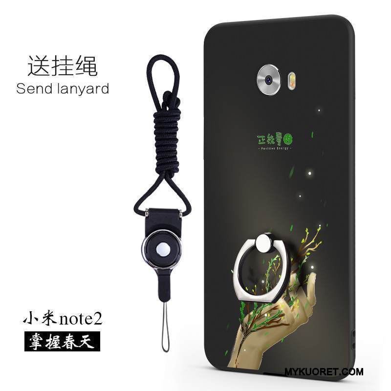 Kuori Mi Note 2 Luova Puhelimen Kuoret Musta, Kotelo Mi Note 2 Tuki Persoonallisuus Murtumaton