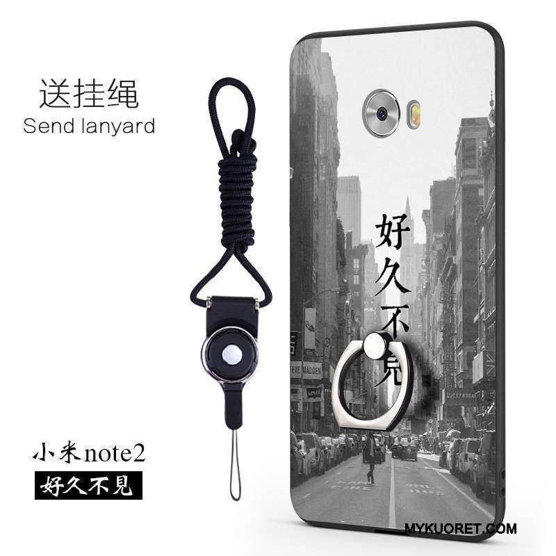 Kuori Mi Note 2 Luova Puhelimen Kuoret Musta, Kotelo Mi Note 2 Tuki Persoonallisuus Murtumaton