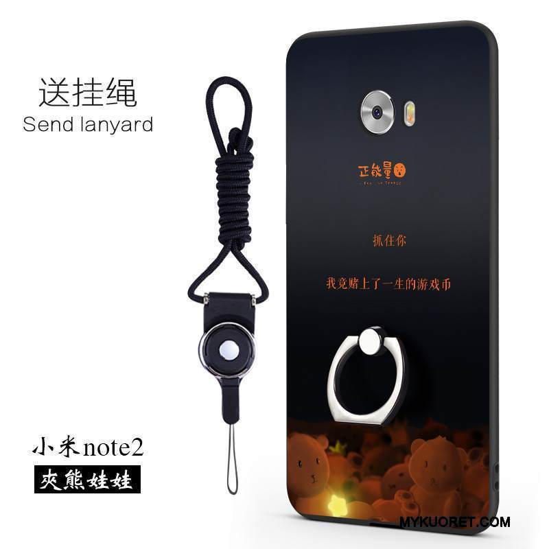 Kuori Mi Note 2 Luova Puhelimen Kuoret Musta, Kotelo Mi Note 2 Tuki Persoonallisuus Murtumaton