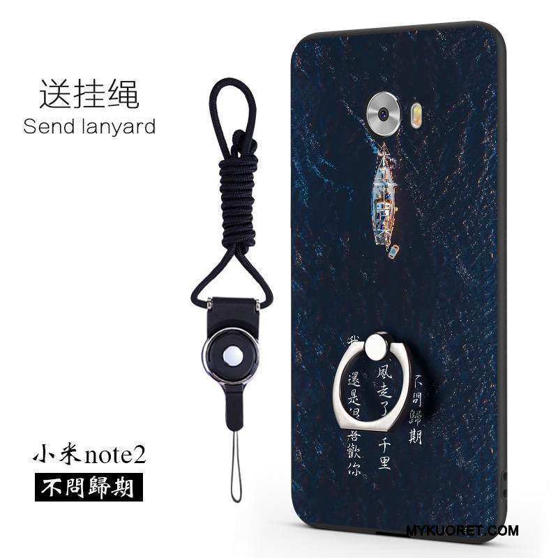 Kuori Mi Note 2 Luova Puhelimen Kuoret Musta, Kotelo Mi Note 2 Tuki Persoonallisuus Murtumaton