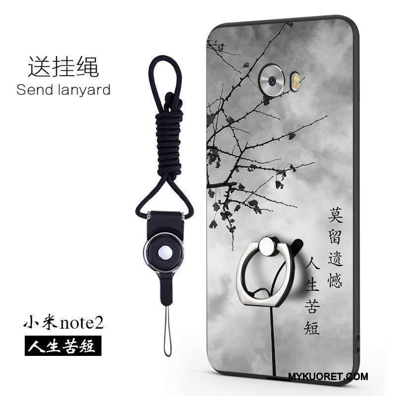 Kuori Mi Note 2 Luova Puhelimen Kuoret Musta, Kotelo Mi Note 2 Tuki Persoonallisuus Murtumaton