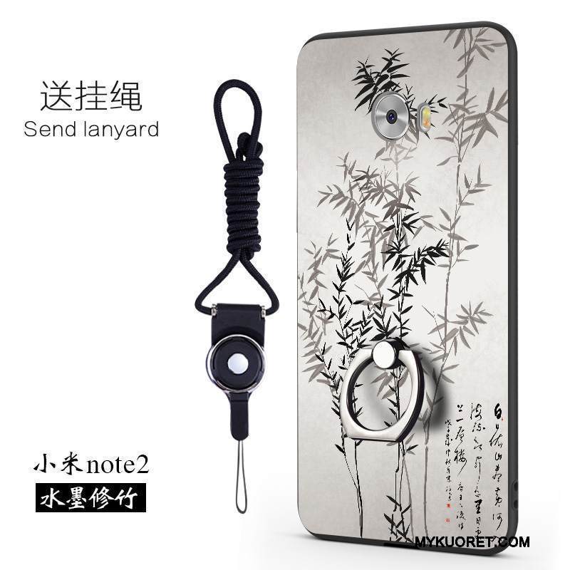 Kuori Mi Note 2 Luova Puhelimen Kuoret Musta, Kotelo Mi Note 2 Tuki Persoonallisuus Murtumaton